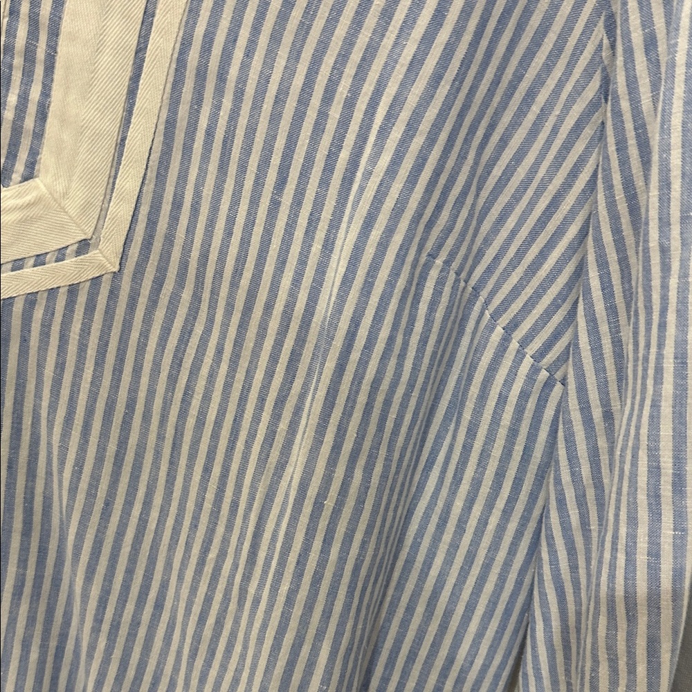 Blue and White Striped Dress - Picture 5 of 5